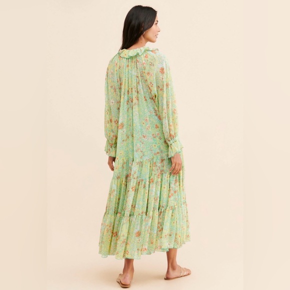 Free People Feeling Groovy Midi Dress size Large - Picture 3 of 10